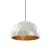 Mateo Small Silver Dome Pendant Light - Lighting