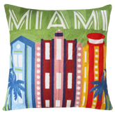 Miami Needlepoint Cushion - Cushion