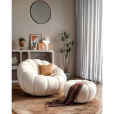 Min Chair - White + Stool - Chair