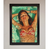 Money Pool Babe Framed Wall Art - A3 (29.7 x 42 cm) / Black - Framed Print