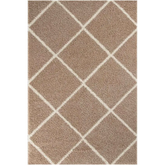 Moroccan Beige Shaggy Rug | 520 - 60X110 cm - Rugs