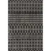 Moroccan Dark Grey Shaggy Rug | 1040 - 60X110 cm - Rugs