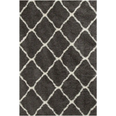 Moroccan Dark Grey Shaggy Rug | 740 - 60X110 cm - Rugs