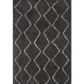 Moroccan Dark Grey Shaggy Rug | 840 - 60X110 cm - Rugs