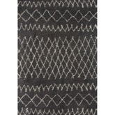 Moroccan Dark Grey Shaggy Rug | 940 - 60X110 cm - Rugs