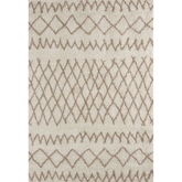 Moroccan Ivory Beige Shaggy Rug | 930 - 60X110 cm - Rugs