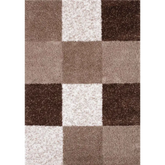 Myshaggy Geometric Brown Rug - 60X110 cm - Rugs