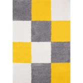Myshaggy Geometric Yellow Rug - 60X110 cm - Rugs