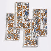 Napkins - Set of 4 Coromandel Nut Blue
