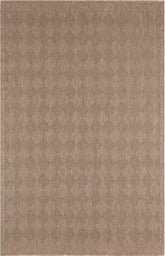 Beige diamond patterned woven nature outdoor rug green with textured natural fiber finish for outdoor use