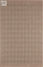Beige diamond patterned woven nature outdoor rug green with textured natural fiber finish for outdoor use
