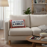 Netflix & Chill Needlepoint Cushion - Cushion