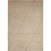Newport Capleton Rug – Bold Geometric Design - 80X150 cm / Beige - Rugs