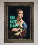 No Riff Raff Framed Print