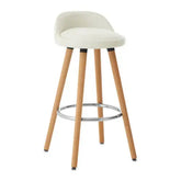 Normann White Bar Stool - bar-furniture