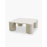 Nova Flower Nesting Coffee Table, White| DC Concept