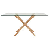 Novo Rectangular Rose Gold Dining Table