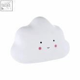 Ola kids cloud ceramic night light is a soft white ceramic night light with a cute kids cloud ceramic face design