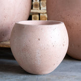 Orbello | Blushstone – 22cm Concrete Sphere Planter – 3L Round Plant Pot