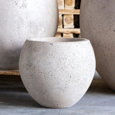 Orbello | Truffle – 22cm Concrete Sphere Planter – 3L Round Plant Pot