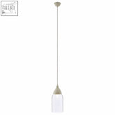 Clear glass oslo white glass and iron pendant light with matte white ceiling fixture and iron pendant cord