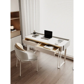 Otto Office Desk - White Sintered Stone| DC Concept