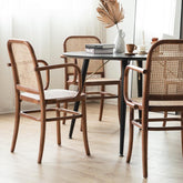Paris G04 Rattan Dining Chair, Walnut