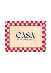 Classic Red Checkered Frame 7x5"