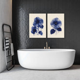 Pictures For Bathrooms Wall | Set of 2 Botanical Wall art Prints - Wall art Prints
