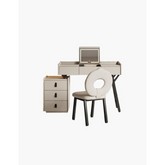 Pilar Dressing Table LED Mirror With Drawers Cream