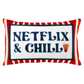 Netflix & Chill Needlepoint Cushion