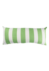 Poppy Sage Cabana Stripe Long Lumbar Cushion Cover