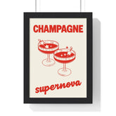 Champagne Supernova Poster | Oasis Inspired Lyric Wall Art