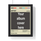 Custom Album Cover Poster | Personalised Music Print