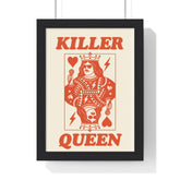 Killer Queen Poster | Retro Lyric Inspired Wall Art Print