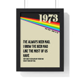Inspired by Pink Floyd | 1973 Lyric Art Print Poster