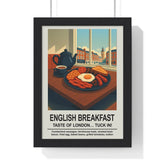 English Breakfast Wall Art – London Kitchen & Dining Room Print