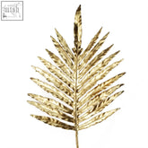 Premium 95cm gold palm leaf with wired stems perfect for floral arrangements and versatile artificial decoration