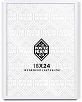 18x24 Inch Premium Poster Frame - White