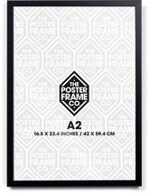 Editions (A2) Premium Poster Frame - Black