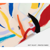 Printed Fabric & Faux Leather - Printed fabric