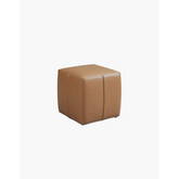 Rajiv Square Foot stool Real Leather