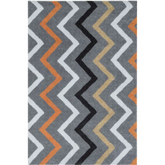 Recycled Washable Small Medium Mats | 130-2 - Chevron / 50X75 cm - Doormat