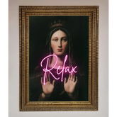 Relax Mate Framed Wall Art - A3 (29.7 x 42 cm) / Ornate Gold - Framed Print