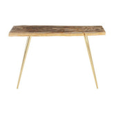 Relic Petrified Wood Console Table