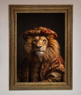 Renaissance Lion Framed Wall Art