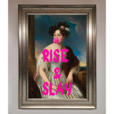 Rise And Slay Framed Wall Art - A3 (29.7 x 42 cm) / Silver - Framed Print