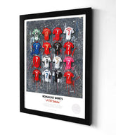 Cristiano Ronaldo football legend A3 framed print