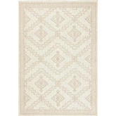 Rustic Rug Diamond Design - 120X170 cm / Cream - Rugs