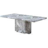Saronno Grey Marble Dining Table